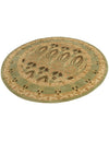 Chelsea Elegance Collection Area Rug -  Brompton (Light Green) Round Light Green  lifestyle 31