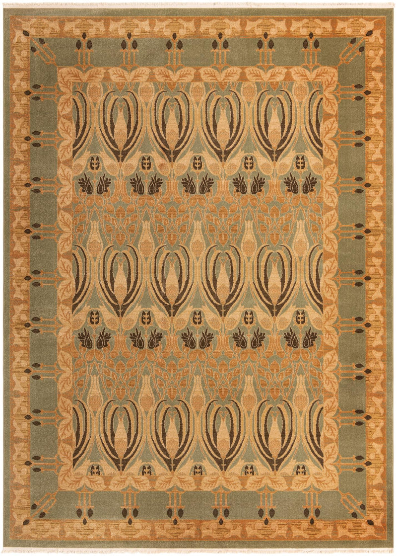 Chelsea Elegance Collection Area Rug -  Brompton (Light Green) Rectangle Light Green Main