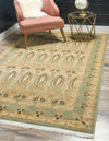 Chelsea Elegance Collection Area Rug -  Brompton (Light Green) Rectangular Light Green  lifestyle 12
