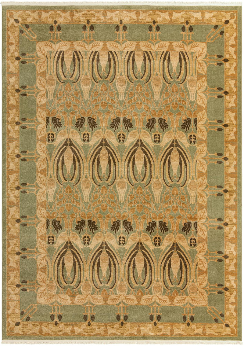 Chelsea Elegance Collection Area Rug -  Brompton (Light Green) Rectangle Light Green  lifestyle 2