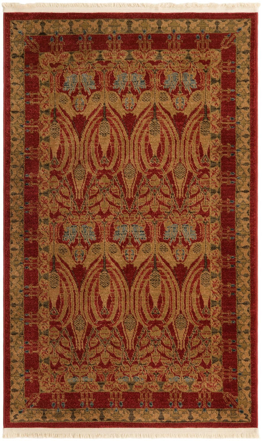 Chelsea Elegance Collection Area Rug -  Brompton (Red) Rectangle Red Main