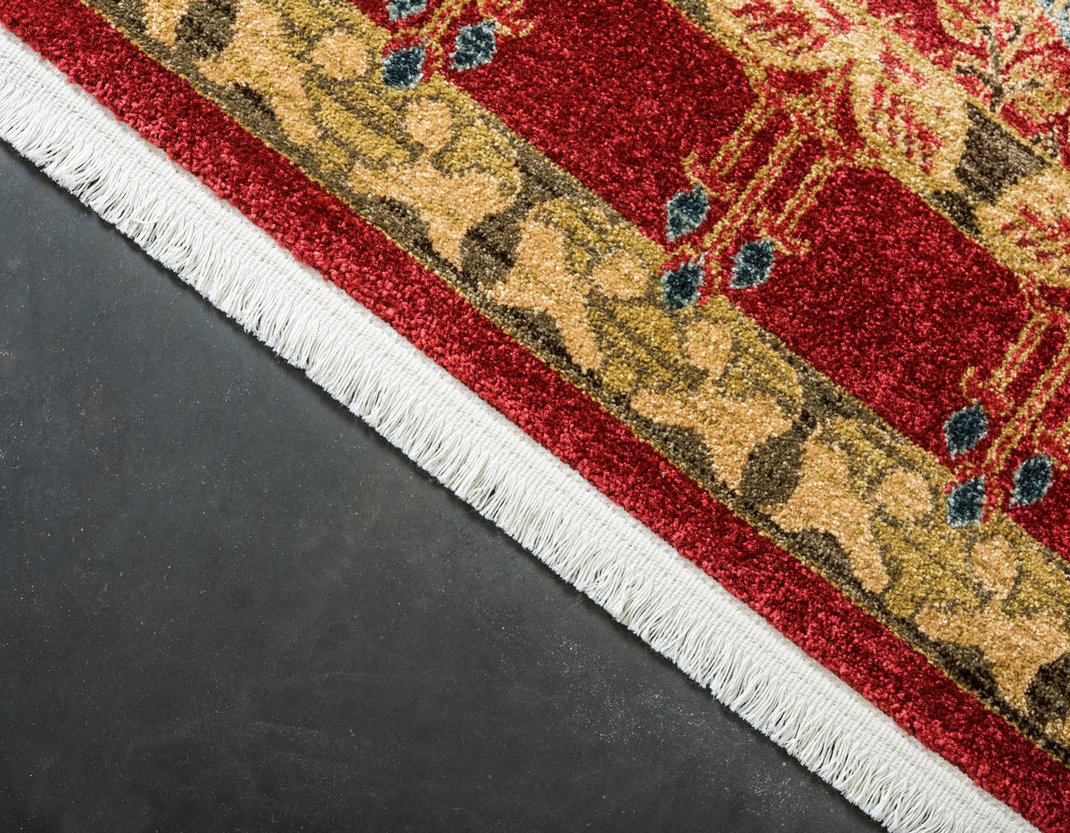 Chelsea Elegance Collection Area Rug -  Brompton (Red) Rectangle Red  lifestyle 6