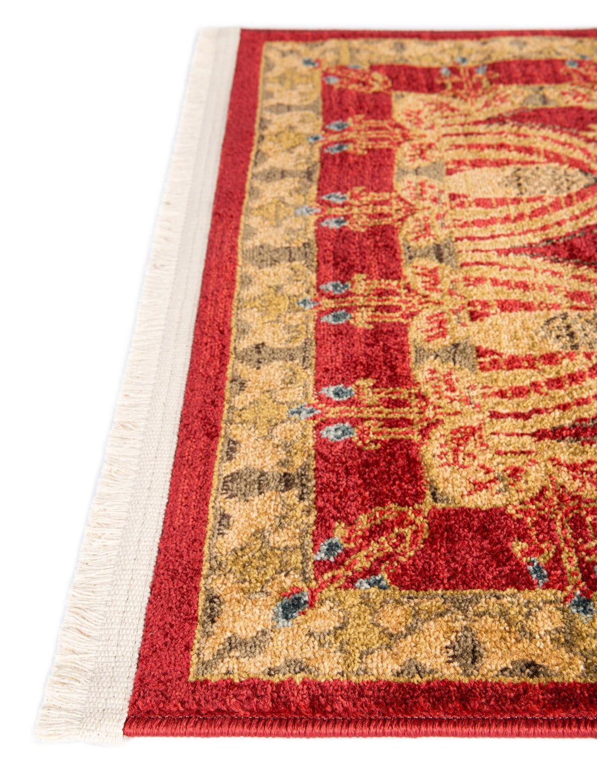 Chelsea Elegance Collection Area Rug -  Brompton (Red) Rectangle Red  lifestyle 9