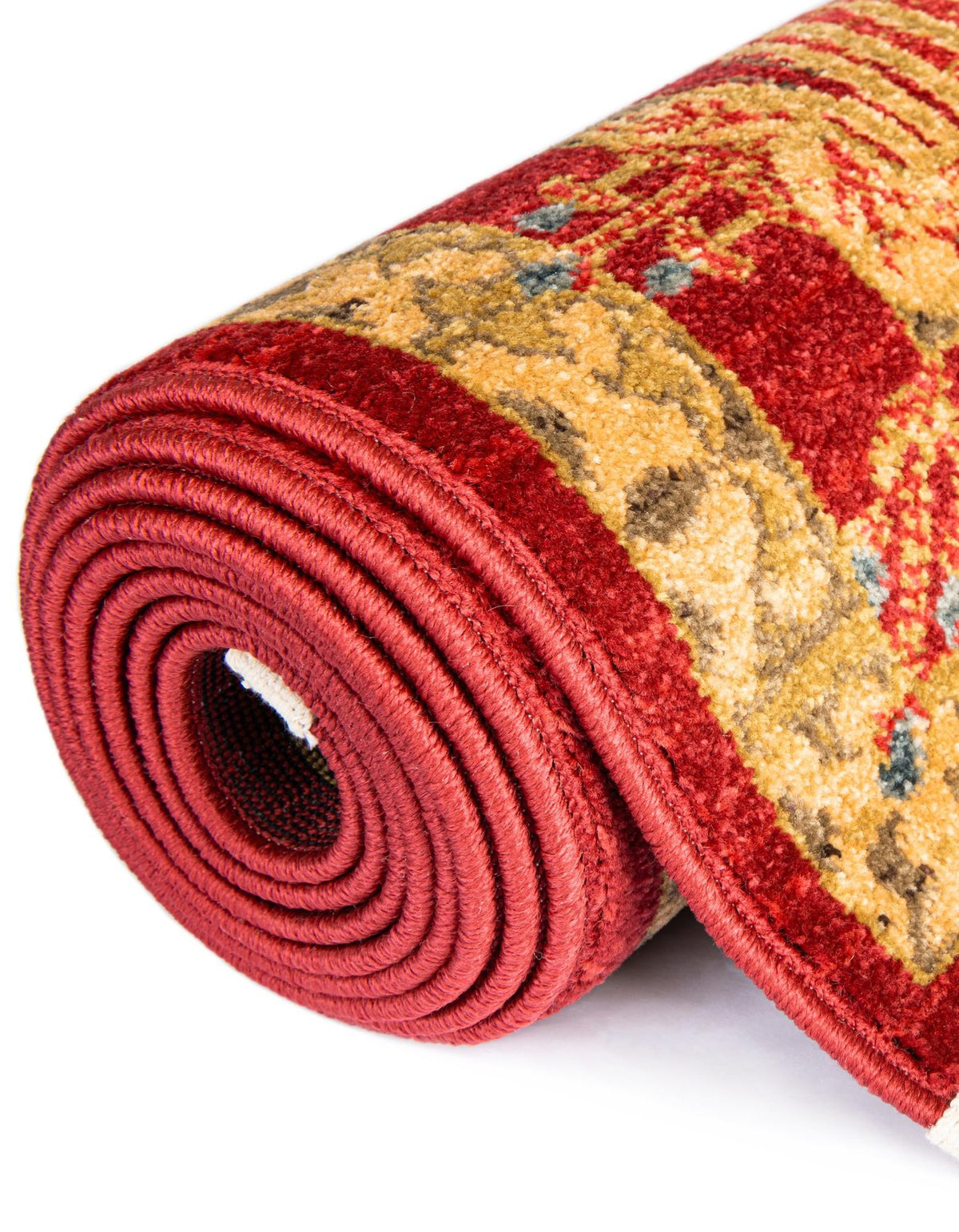 Chelsea Elegance Collection Area Rug -  Brompton (Red) Rectangle Red  lifestyle 14