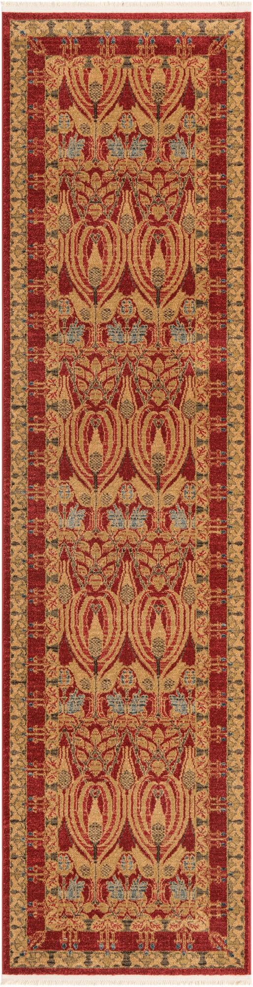 Chelsea Elegance Collection Area Rug -  Brompton (Red) Runner Red  lifestyle 19