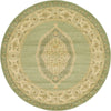 Chelsea Elegance Collection Area Rug -  Thames Round Light Green  lifestyle 6