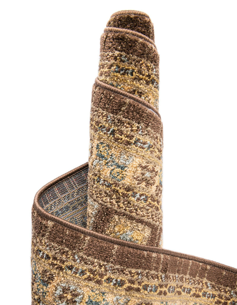 Zagros Oasis Collection Area Rug -  Khorramabad Rectangle Brown  lifestyle 83