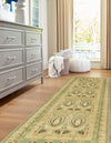 Chelsea Elegance Collection Area Rug -  Brompton (Light Green) Runner Light Green  lifestyle 18