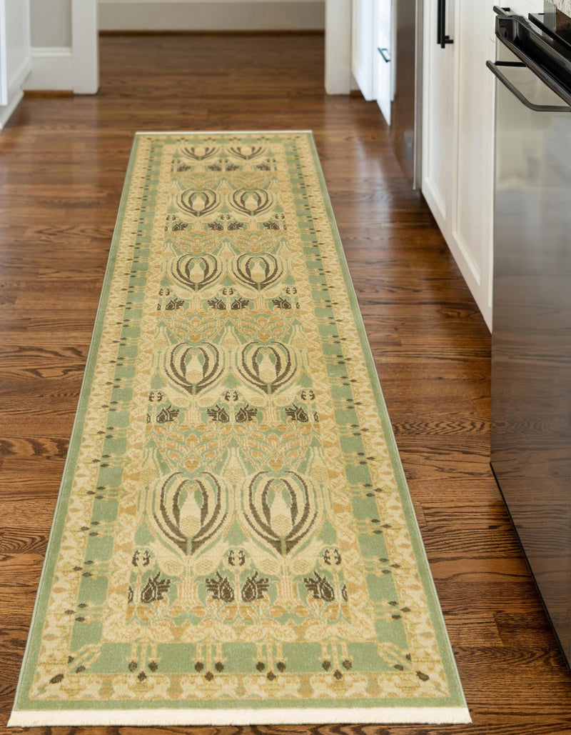 Chelsea Elegance Collection Area Rug -  Brompton (Light Green) Runner Light Green  lifestyle 20