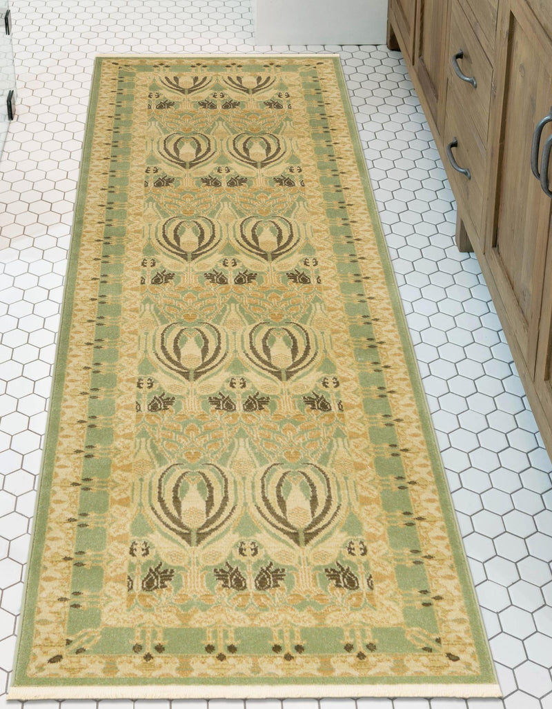 Chelsea Elegance Collection Area Rug -  Brompton (Light Green) Runner Light Green  lifestyle 35