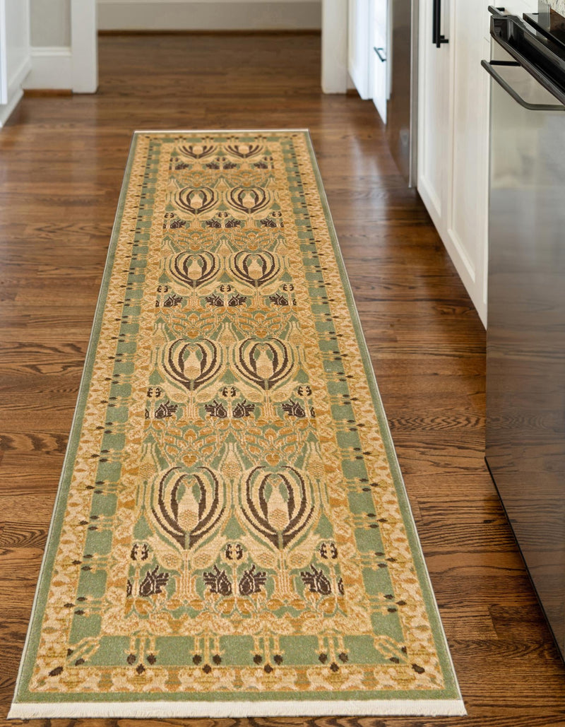 Chelsea Elegance Collection Area Rug -  Brompton (Light Green) Runner Light Green  lifestyle 32