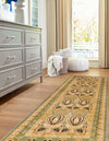 Chelsea Elegance Collection Area Rug -  Brompton (Light Green) Runner Light Green  lifestyle 33