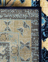 Tabriz Tapestries Collection Area Rug - Azerbaijan (Navy Blue) Rectangle Navy Blue  lifestyle 17