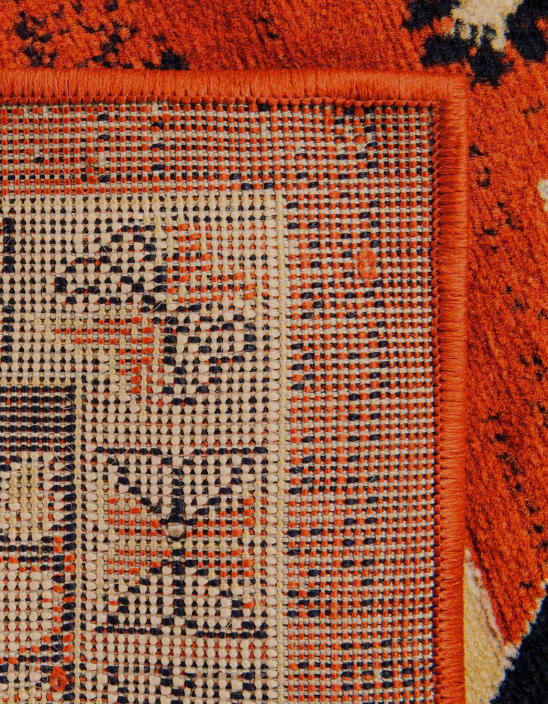 Tabriz Tapestries Collection Area Rug - Azerbaijan (Terracotta) Rectangle Terracotta  lifestyle 16