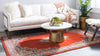 Tabriz Tapestry Collection Area Rug - Azerbaijan (Terracotta) Rectangle Terracotta  lifestyle 5