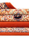 Tabriz Tapestry Collection Area Rug - Azerbaijan (Terracotta) Rectangle Terracotta  lifestyle 16