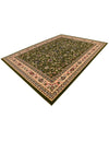 Isfahan Elegance Collection Area Rug - Naghsh-e Jahan (Green) Rectangle Green  lifestyle 11