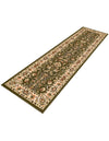Isfahan Elegance Collection Area Rug - Naghsh-e Jahan (Green) Runner Green  lifestyle 75