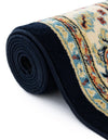 Isfahan Elegance Collection Area Rug - Naghsh-e Jahan (Navy Blue) Rectangle Navy Blue  lifestyle 12