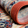 Isfahan Elegance Collection Area Rug - Naghsh-e Jahan (Terracotta) Round Terracotta  lifestyle 23