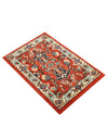 Isfahan Elegance Collection Area Rug - Naghsh-e Jahan (Terracotta) Rectangle Terracotta  lifestyle 10