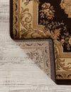 Versailles Elegance Collection Area Rug -  Louveciennes (Brown) Square Brown  lifestyle 25