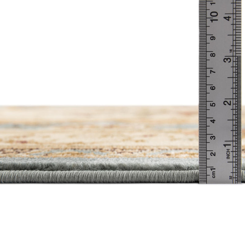 Versailles Elegance Collection Area Rug -  Louveciennes (Light Blue) Rectangle Light Blue  lifestyle 5
