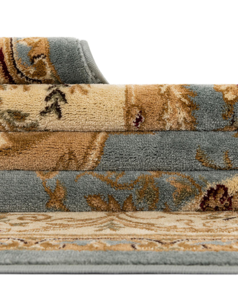 Versailles Elegance Collection Area Rug -  Louveciennes (Light Blue) Rectangle Light Blue  lifestyle 15
