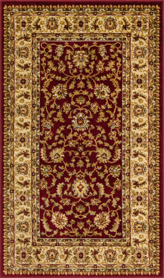 Jaipur Elegance Collection Area Rug -  Nahargarh (Red) Rectangle Red Main