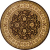 Jaipur Elegance Collection Area Rug -  Nahargarh (Brown) Round Brown  lifestyle 15