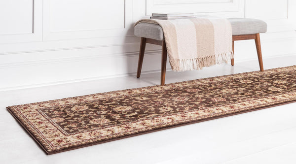 Jaipur Elegance Collection Area Rug -  Nahargarh (Brown) Runner Brown  lifestyle 24