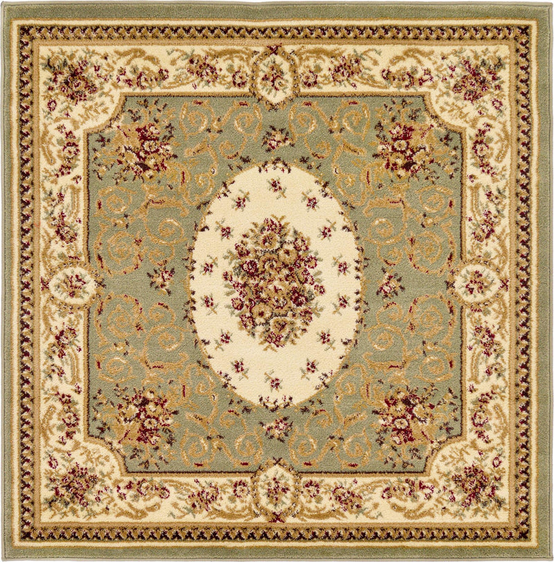 Versailles Elegance Collection Area Rug -  Bellevue Square Green  lifestyle 72