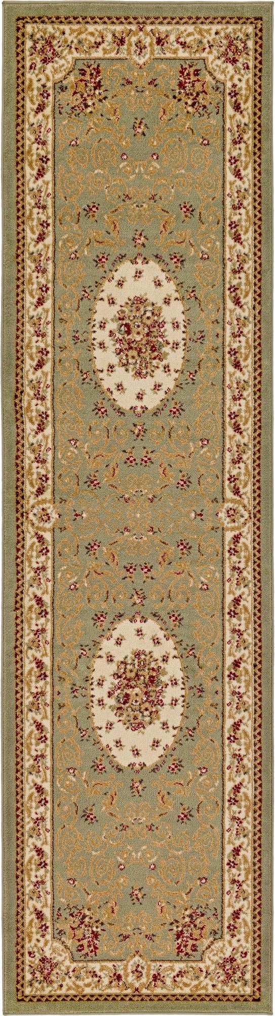 Versailles Elegance Collection Area Rug -  Bellevue Runner Green  lifestyle 74