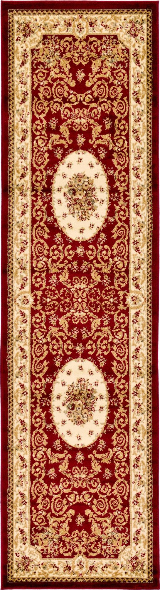 Versailles Elegance Collection Area Rug -  Bellevue Runner Red  lifestyle 76