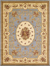 Versailles Elegance Collection Area Rug -  Bellevue Rectangle Light Blue  lifestyle 5