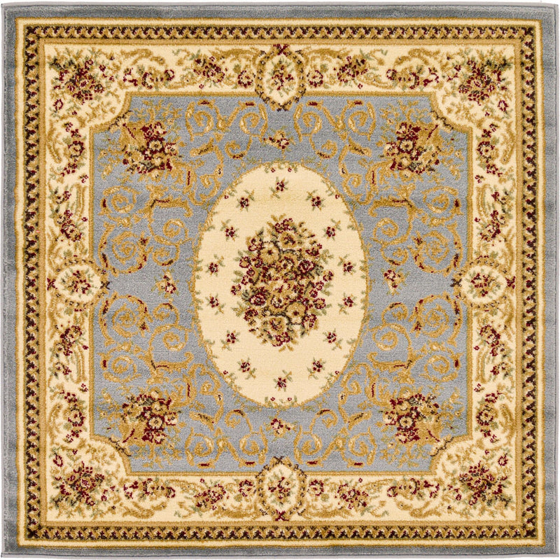 Versailles Elegance Collection Area Rug -  Bellevue Square Light Blue  lifestyle 77