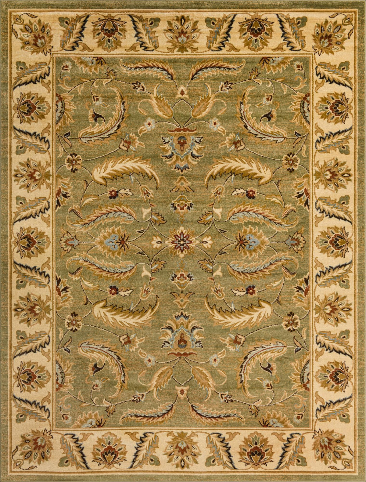Jaipur Elegance Collection Area Rug -  Lal Rectangle Green  lifestyle 7