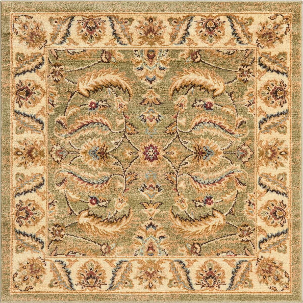 Jaipur Elegance Collection Area Rug -  Lal Square Green  lifestyle 121