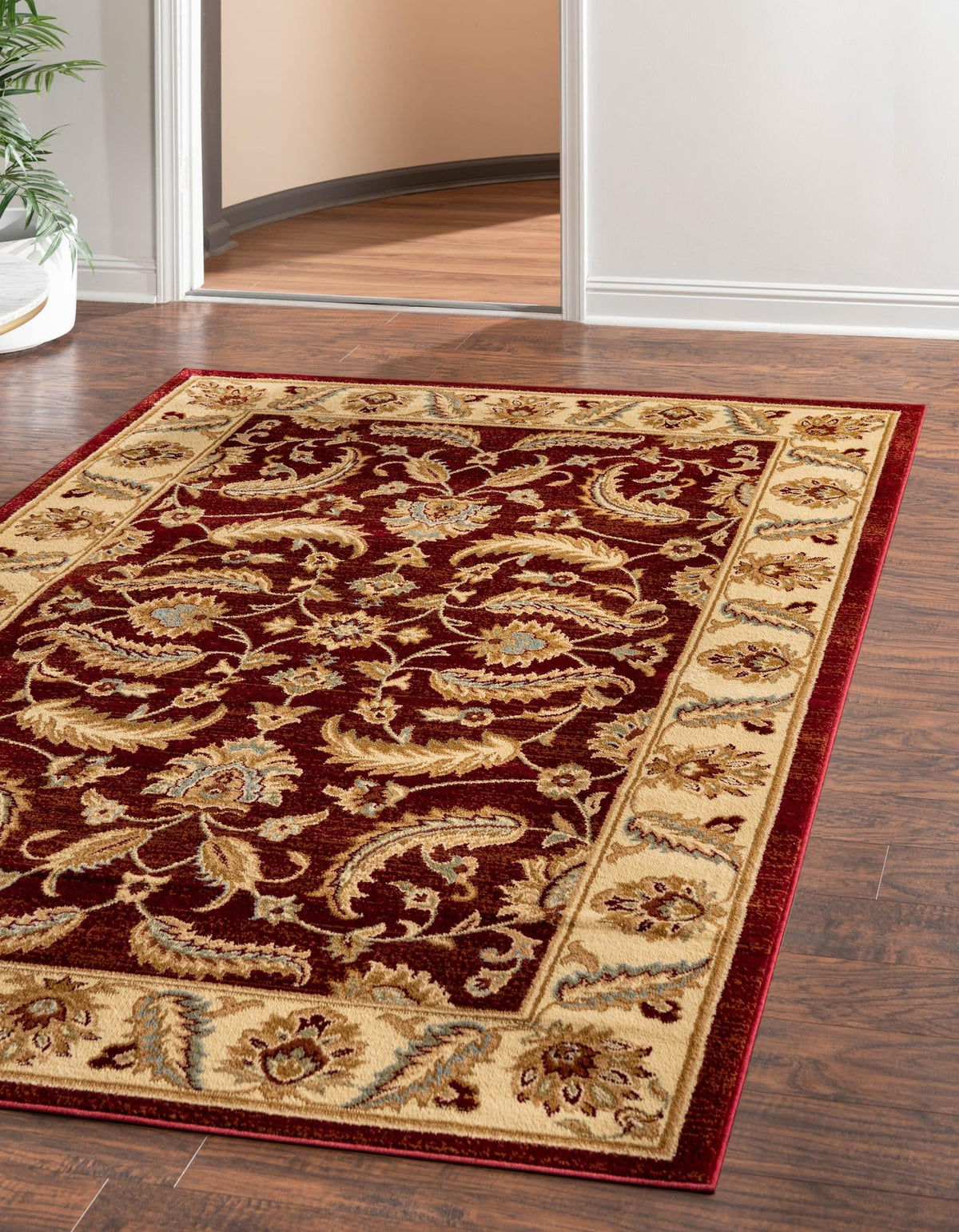 Jaipur Elegance Collection Area Rug -  Lal Rectangle Red  lifestyle 8