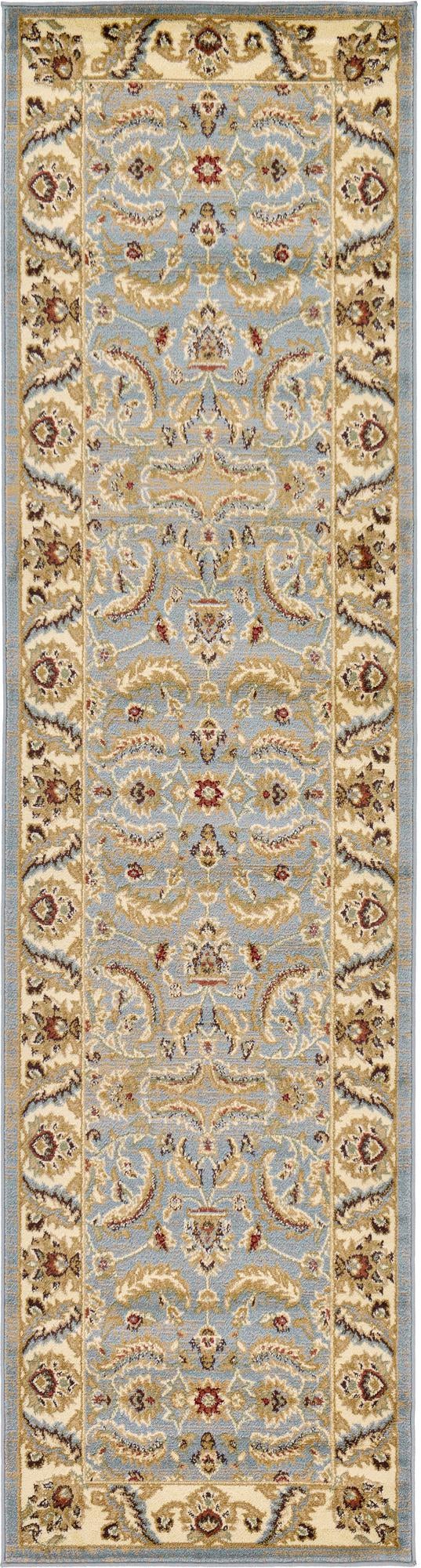 Jaipur Elegance Collection Area Rug -  Lal Runner Light Blue  lifestyle 126