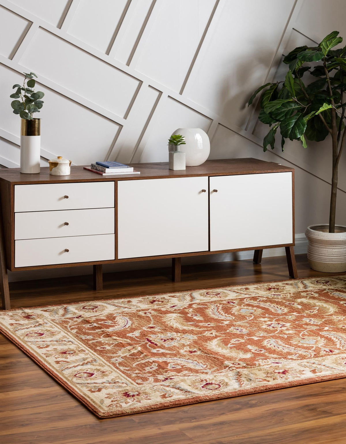 Jaipur Elegance Collection Area Rug -  Lal Rectangle Brick Red  lifestyle 16