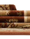 Versailles Elegance Collection Area Rug -  Louveciennes (Brick Red) Rectangle Brick Red  lifestyle 14