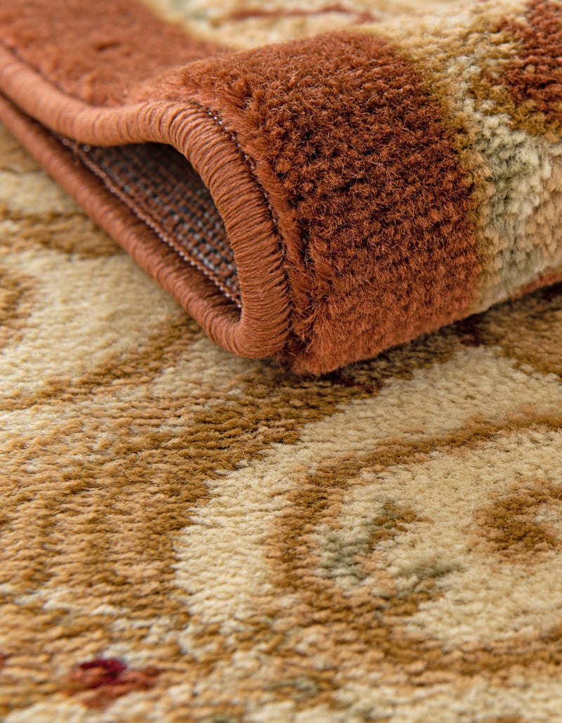 Versailles Elegance Collection Area Rug -  Louveciennes (Brick Red) Rectangle Brick Red  lifestyle 15