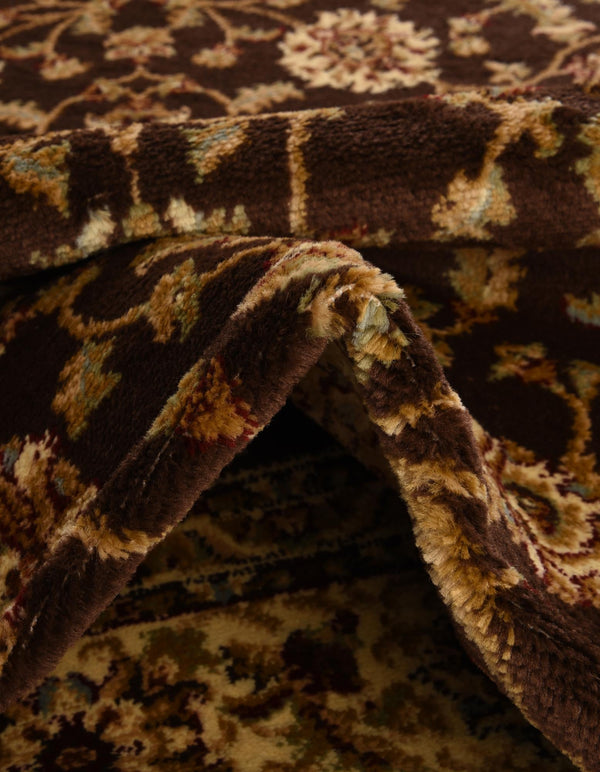 Jaipur Elegance Collection Area Rug -  Nahargarh (Brown) Round Brown  lifestyle 43