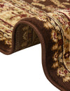 Jaipur Elegance Collection Area Rug -  Nahargarh (Brown) Round Brown  lifestyle 51