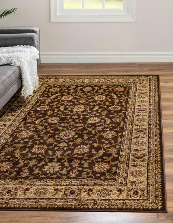 Jaipur Elegance Collection Area Rug -  Nahargarh (Brown) Rectangle Brown  lifestyle 2