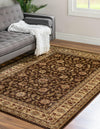Jaipur Elegance Collection Area Rug -  Nahargarh (Brown) Rectangle Brown  lifestyle 3