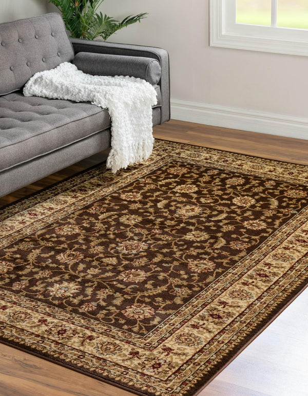 Jaipur Elegance Collection Area Rug -  Nahargarh (Brown) Rectangle Brown  lifestyle 3