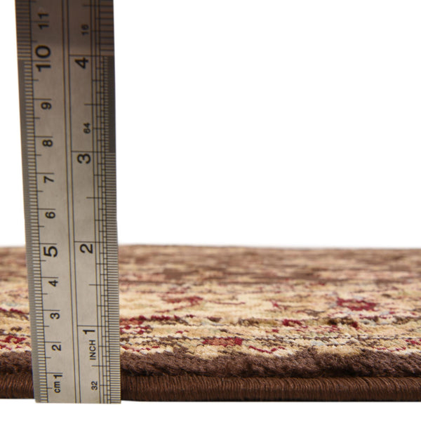Jaipur Elegance Collection Area Rug -  Nahargarh (Brown) Rectangle Brown  lifestyle 5