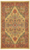 Persian Elegance Collection Area Rug -  Golestan Rectangle Tan  lifestyle 3